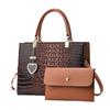 New Handbag Crocodile Print High-grade Sense Large Capacity To Send Mom Crossbody Killer Bag