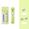 1Pc Creative Stapler Without Staples Creative Simplicity Candy Color Pusher A4 Paper Storage Clip Pusher Office/student Supplies