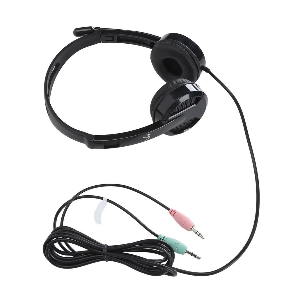 Microphone Headphones 120 Degree Rotatable Microphone Wired Headsets HiFi Speaker Laptop Headphones