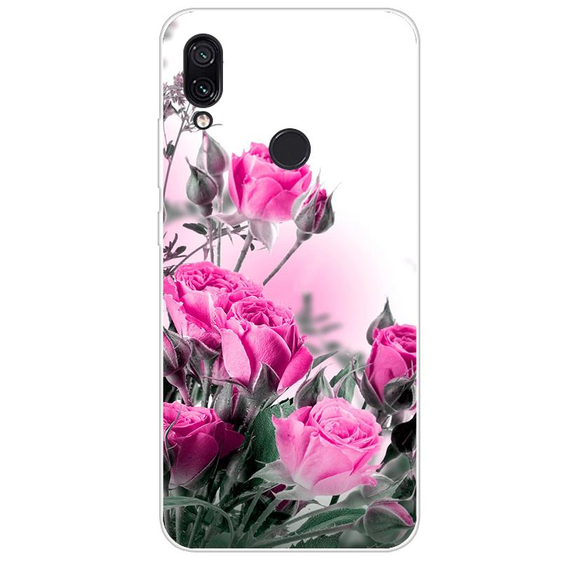 Для Xiaomi Redmi Note 7 чехол с цветочным животным силиконовый чехол для Redmi Note 7 Pro Note7 бампер противоударный чехол для телефона Coque