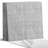 Set of vinyl floor tiles, concrete structure with drawings, 9x30x30 cm
