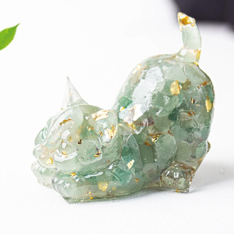 Кошка Традиционное Настольное Украшение Домашние Аксессуары Чайный Питомец Коллекция Скульптура Ремесла