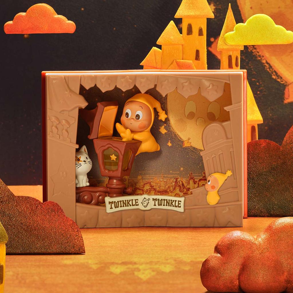 POP MART Twinkle Twinkle Light Up Series Scene Sets Blind Box (Single Pack / 9-Piece Set)