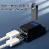 USB 3.0 Hub Portable 3-Port Wireless USB Expander Plug And Play High Speed Data Transfer Multifunctional USB Splitter Laptop Accessories