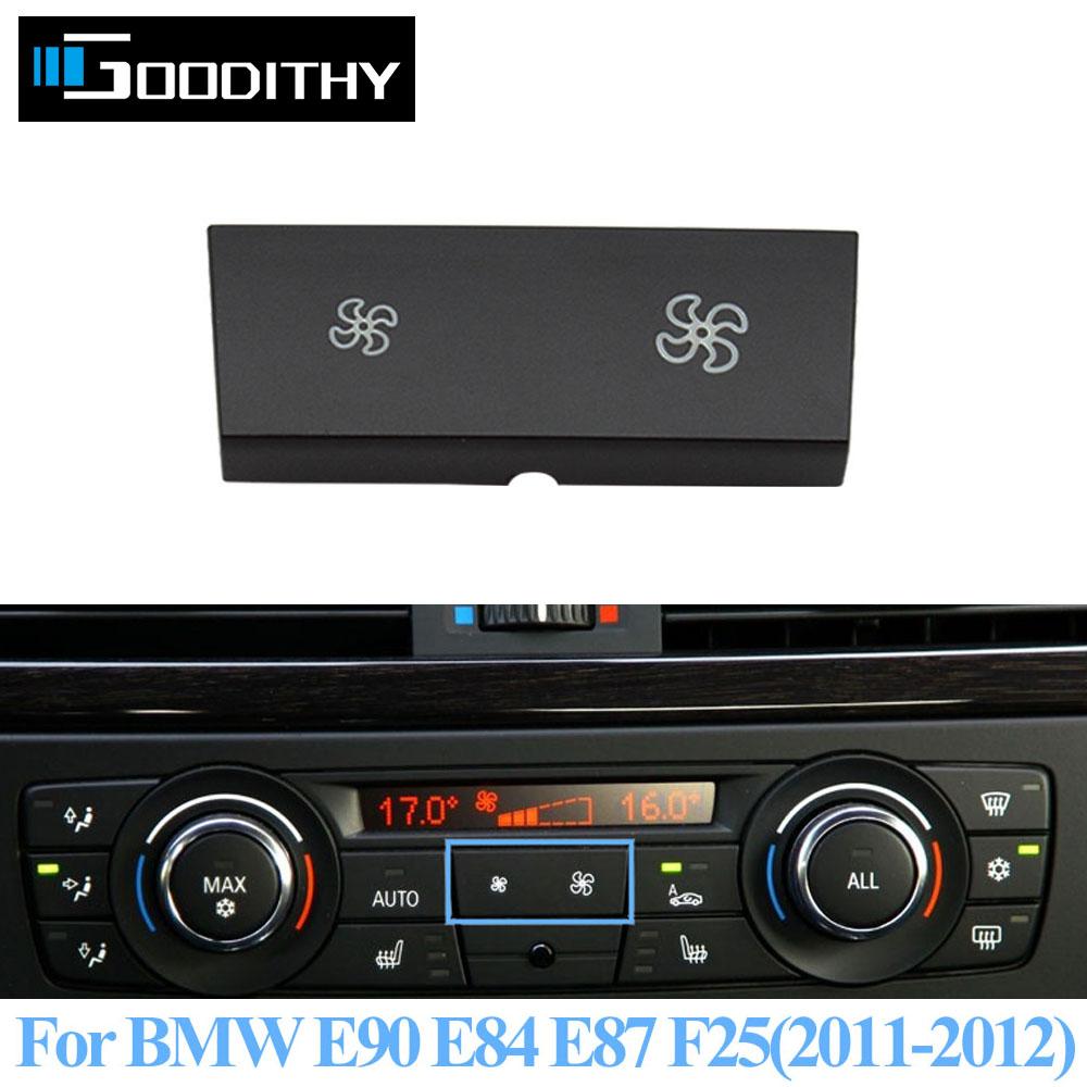 Car Interior Air Conditioning Wind Cover AC Volume Cap Fan Button For BMW 3 Series E90 E92 E93 E87 X1 E84 X3 F25 318i 320i