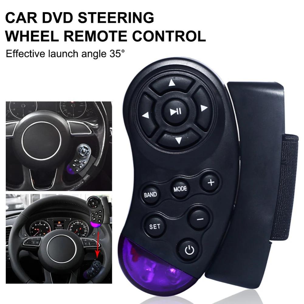 Wireless Button Remote Control Steering Wheel Switch Universal Controller For Car Radio