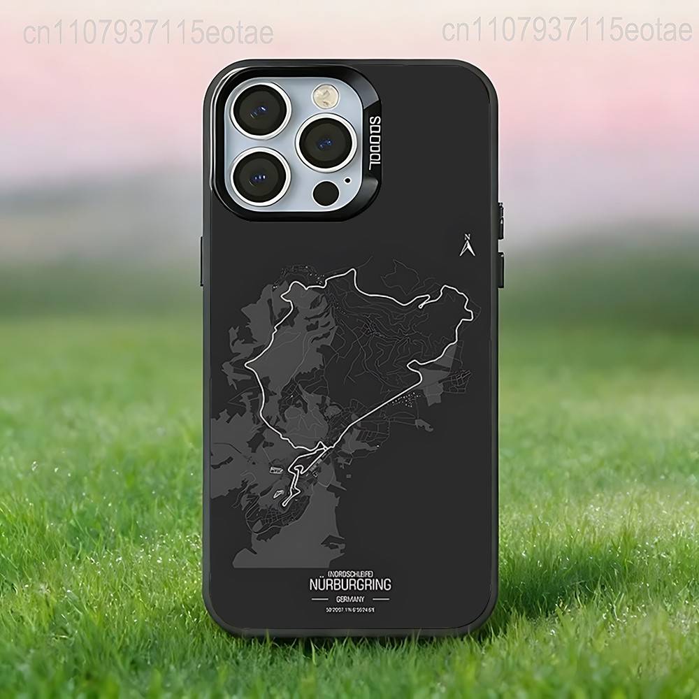 N-Nurburgring Sport Car  Phone Case For iPhone 17,16,15,14,13,12,11,Pro,Max,Plus,E,Air,Mini Black IMD Cover