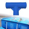 Rust Resistant Hose Adapter Connector T Shaped Pool Hose Tee Joint Extender for Above Ground Swimming Pool Accessories