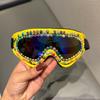 Luxury Colorful Rhinestones Metal Stud Goggles Sunglasses for Men and Women Sweet Cool Style Color Shades for Crazy Party