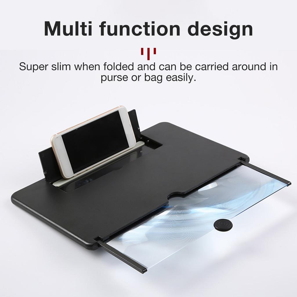10” Screen Magnifier for Cell Phone - Enlarges The Screen 2-3 Times - Compatible with All Smartphones
