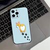 Милый корги Собака Чехол для телефона Для iPhone 17,16,15,14,13,12,11 Plus,Pro Max,XS,Мягкий силиконовый Черный чехол