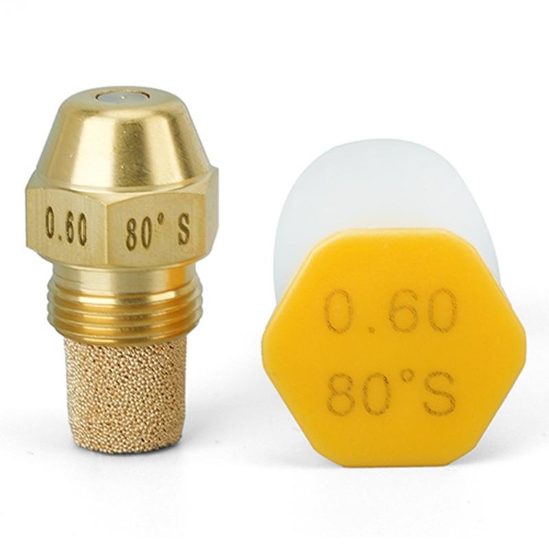 Промышленная металлическая форсунка 80 градусов, усиленная металлическая форсунка для оборудования для сжигания топлива, варианты 14 GPH