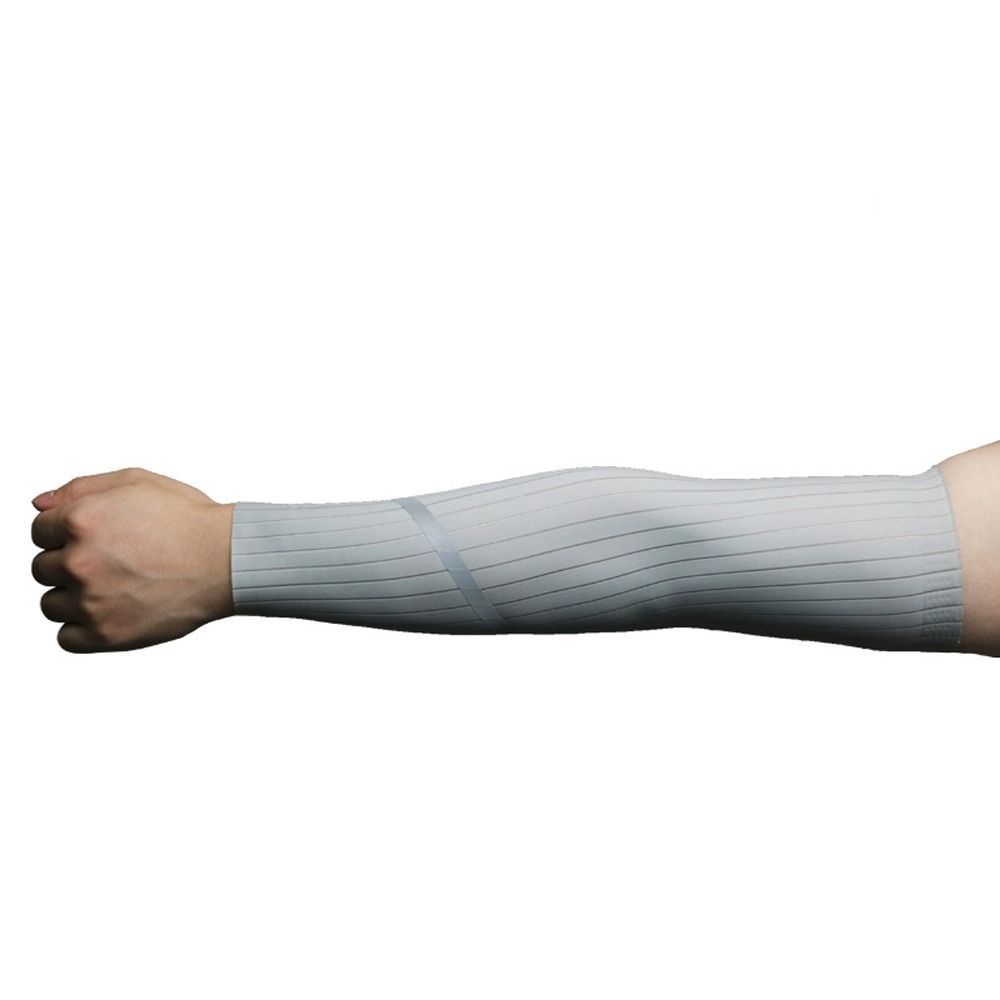 1 Pair of M L Compression Arm Sleeves Breathable Basketball Arm Warmer Volleyball