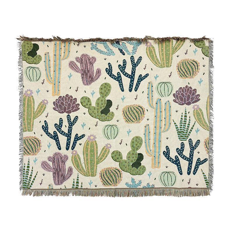 Одеяло для кемпинга на открытом воздухе, коврик для пикника, одноместное полотенце для дивана, украшение стены спальни, вязаное одеяло, нитяное одеяло