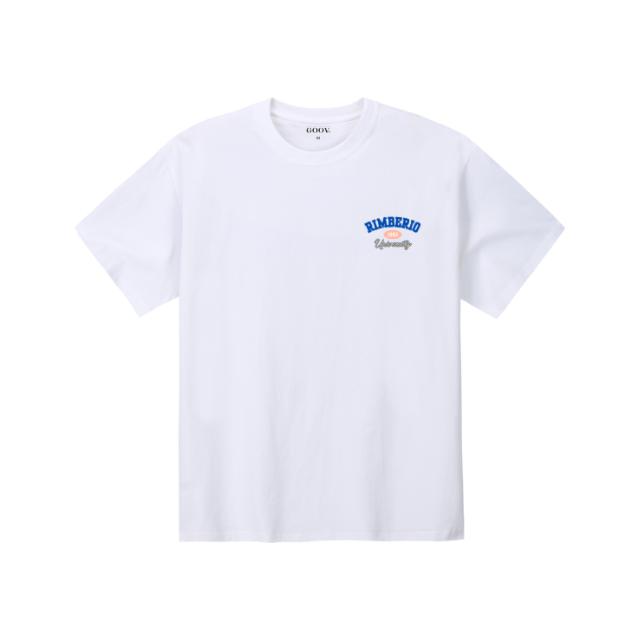 GROOVESTEP Universe Mini Lettering Oversized Round Short Sleeve T-Shirt S0202