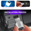 Portable Car Atmosphere Lamp Ambient Atmosphere LED Light For Jeep Compass Renegade Cherokee Wrangler JK Patriot Liberty NXJPT1