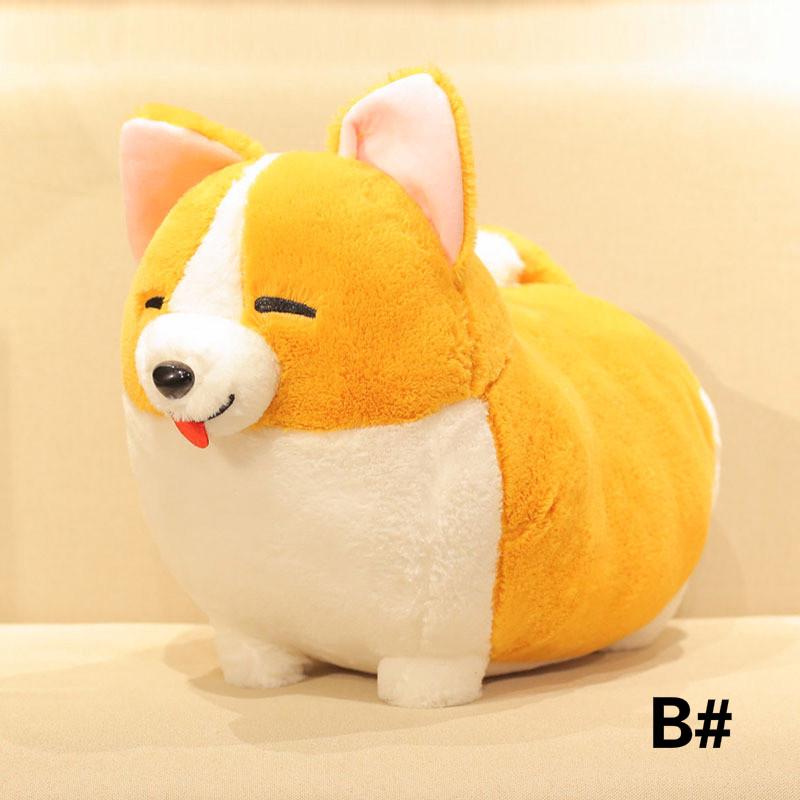 Очаровательная плюшевая игрушка вельш-корги - Мягкая тканевая подушка для сна и домашний декор