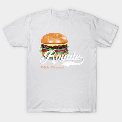 Женская футболка Royale With Cheese из «Криминального чтива» с принтом Харадзюку, кавайная футболка, летняя футболка с коротким рукавом, женская футболка, топ