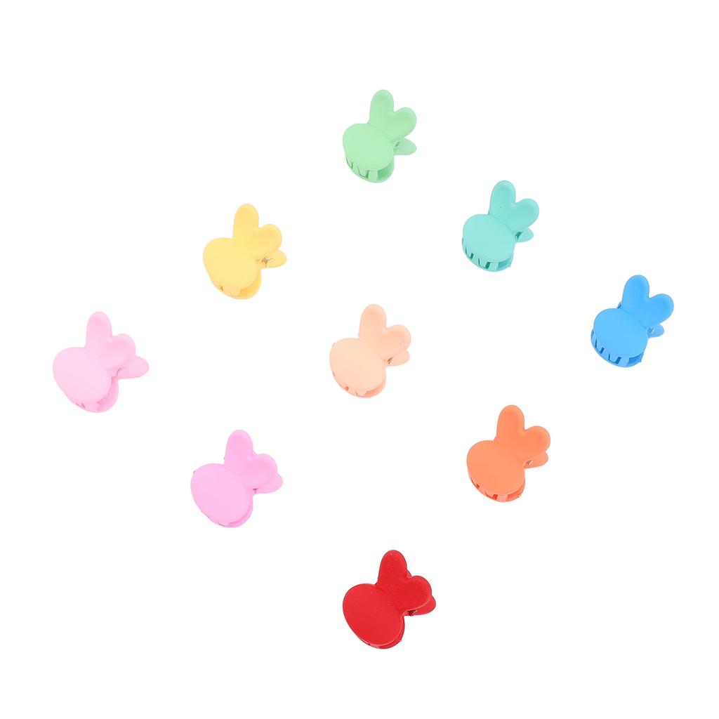 100 шт. милые мини-заколки для волос в виде кролика, украшения для волос, цветные, сильная фиксация, милые аксессуары для волос в виде кролика f