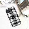 Black White Checkered Phone Case For IPhone 13 12 11 XS X 8 7 6 Plus Mini Pro Max SE 2022 Black Phone Cover