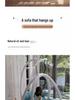 Double Rattan Hanging Basket Chair for Indoor/Outdoor Use