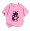 Kids Boys Girls 100% Cotton Crew Neck Short Sleeve T-Shirt, Cool Anime Hedgehog Game Themed Printed Casual Tees for Children Birthday Gift Daily Wear