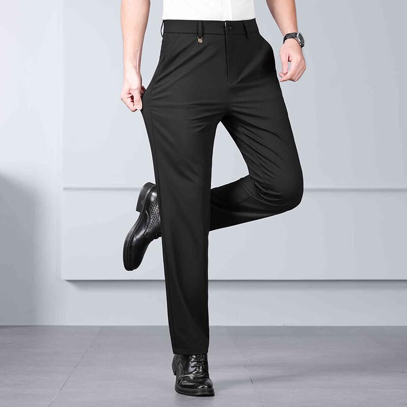 ROMON Мужские брюки прямого кроя в стиле business casual