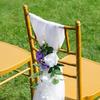 2Pcs Wedding Chair Decorations Wedding Aisle Decorations for Wedding Ceremony Flowers for Wedding Aisle Decor Church Pew Decorations