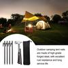 1 Set Tent Stake Kit with Hammer Storage Bag Glow-in-the-dark Heavy Duty Lightweight Outdoor Canopy