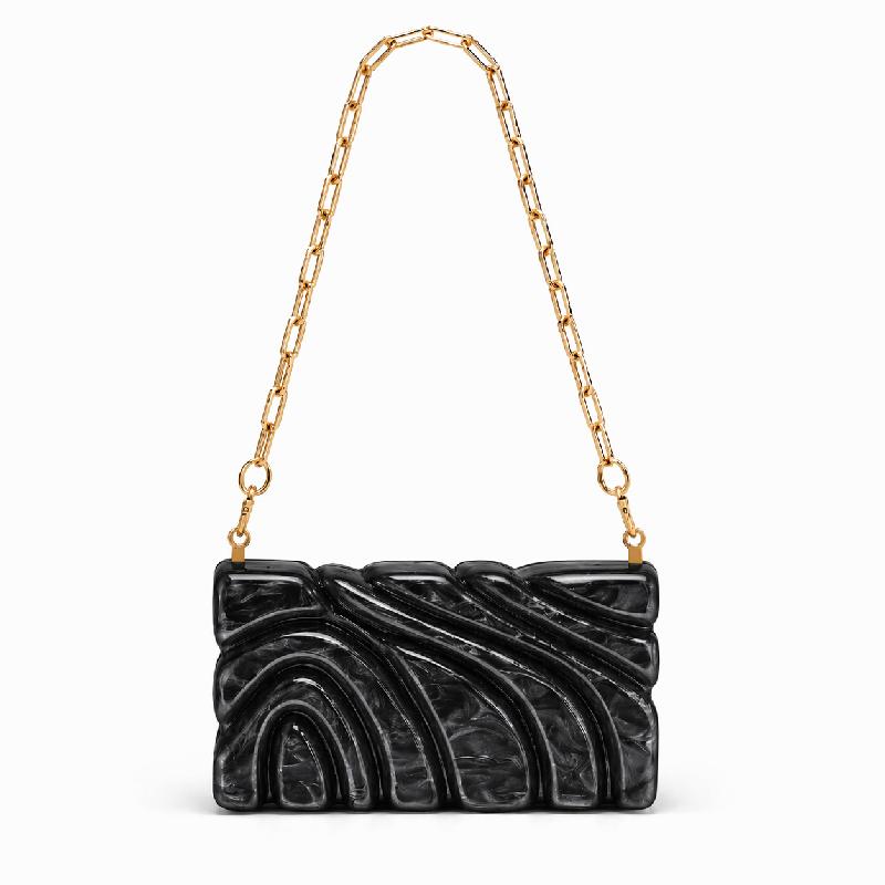 Clutch Модная Вечерняя Вечеринка Сумка на Плечо Ракушка Новая Свадебная Акриловая Сумка Через Плечо Vip Роскошные Женские Трендовые Сумки Дизайнеров