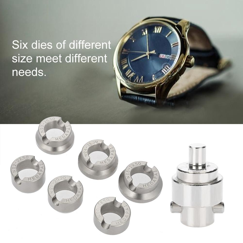 #5538 Watch Back Case Opener Dies & Adapter for #5700 Oyster Watch Cases Opener