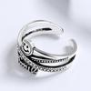Korean Smiley Braided Multi-layered Ring for Women with Fashionable Temperament Open Index Finger Ring