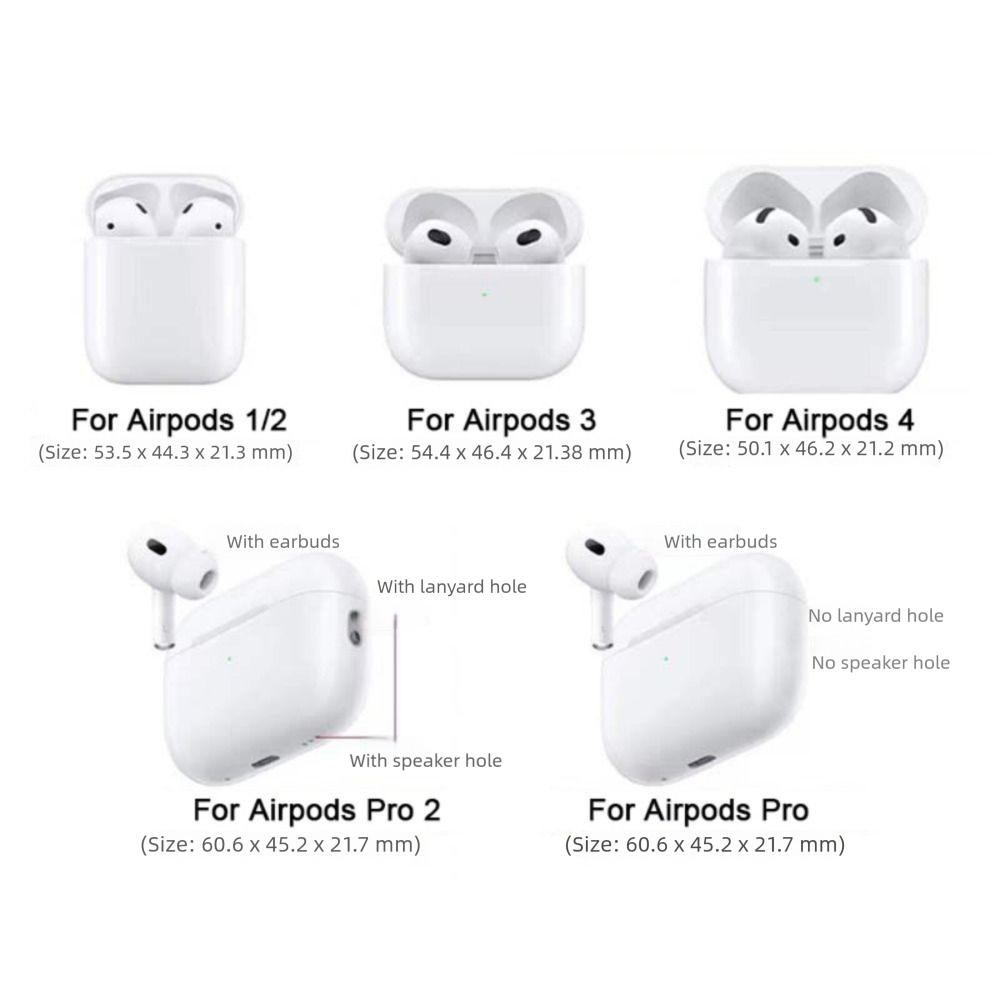 TPU Material Headphone Case Protective Earphone Cover for Airpods Pro2/1/2/3/4 For Airpods Pro 2