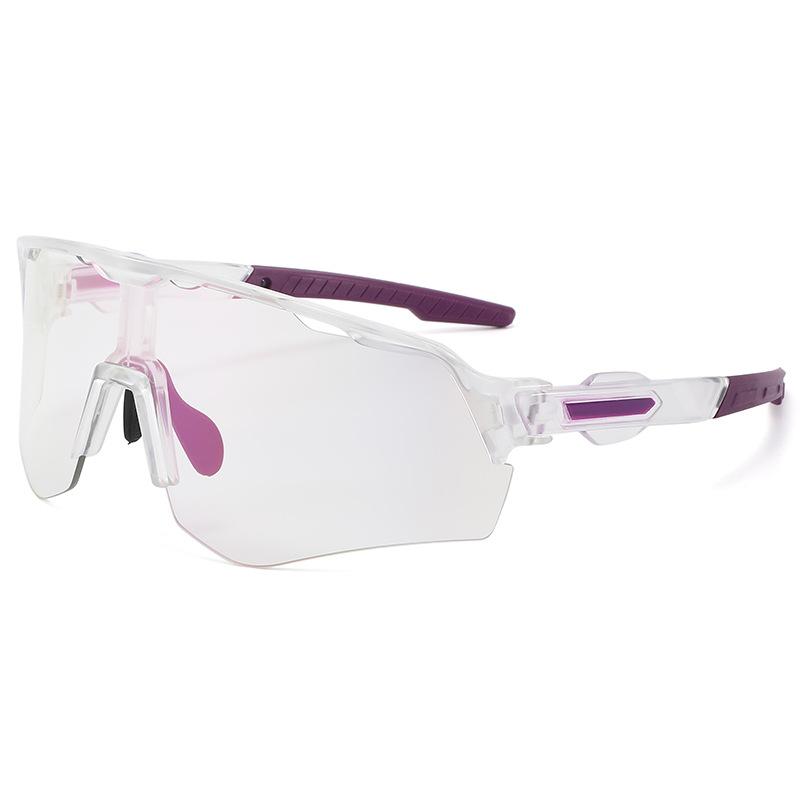 Frame discoloration UV-proof cycling goggles windproof sports outdoor mountaineering colorful sunglasses women's sunglasses men's