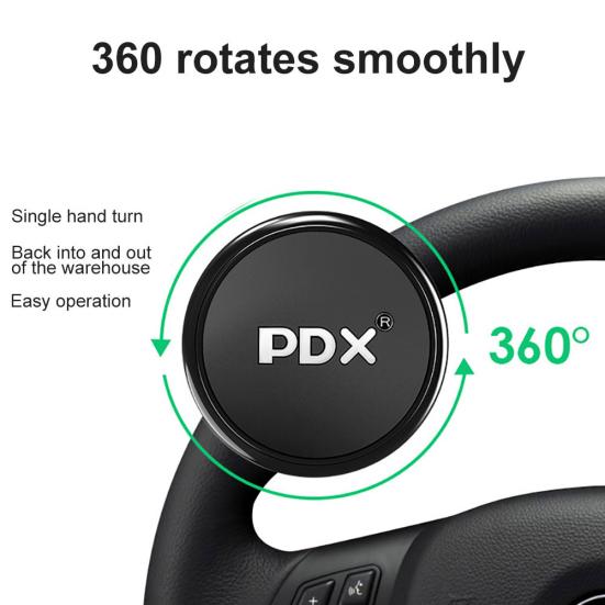 Stylish Car Truck Steering Wheel Spinner Grip Knob Handle Control Ball Booster