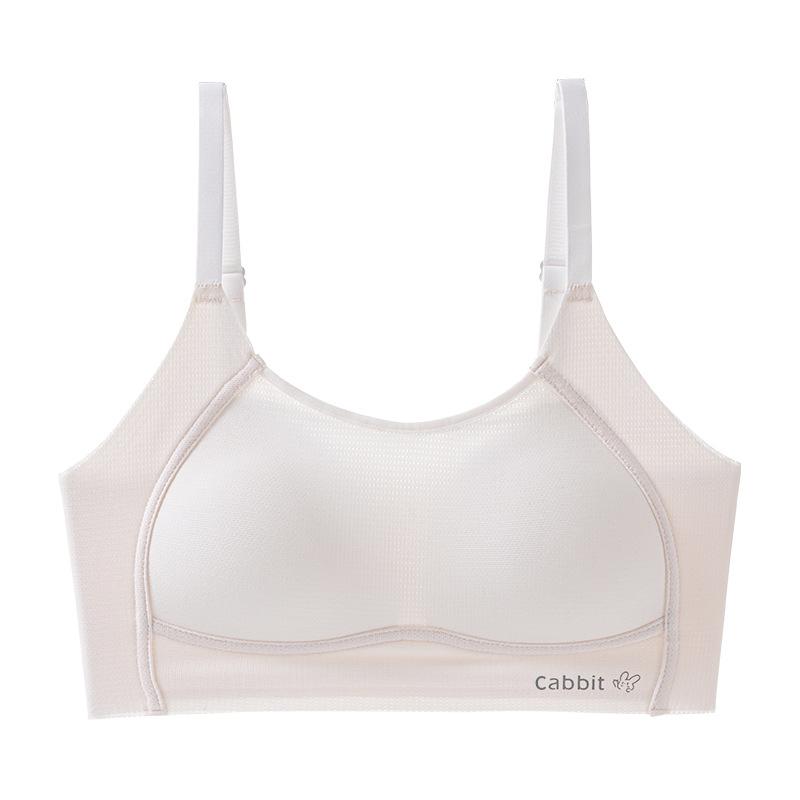 New girls' underwear, junior high school and high school students' suspenders, girls' development period, steel-rimless bra, thin-year-old