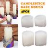 Силиконовая форма для подсвечника, держатель для чайной свечи, кристаллическая форма для эпоксидной смолы, ремесло «сделай сам»