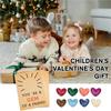 Подарки на День Святого Валентина для детей — 24 упаковки валентинок с пластиковым материалом в форме сердца в форме сердца Валентина