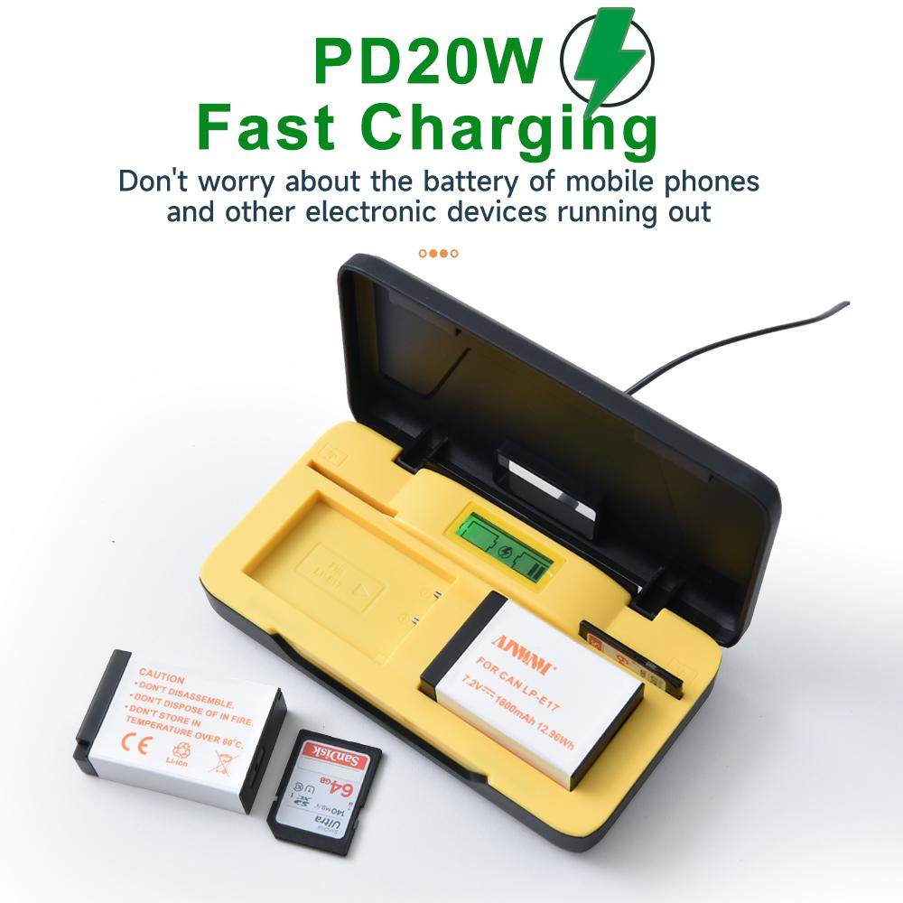 Аккумулятор для камеры LP-E17 AJNWNM 1800 мАч LP E17 с USB-кабелем для зарядного устройства Canon EOS RP 200 250D M3 M5 M6 750D 760D T6i T6s 800D 8000D 77D Kiss X8i