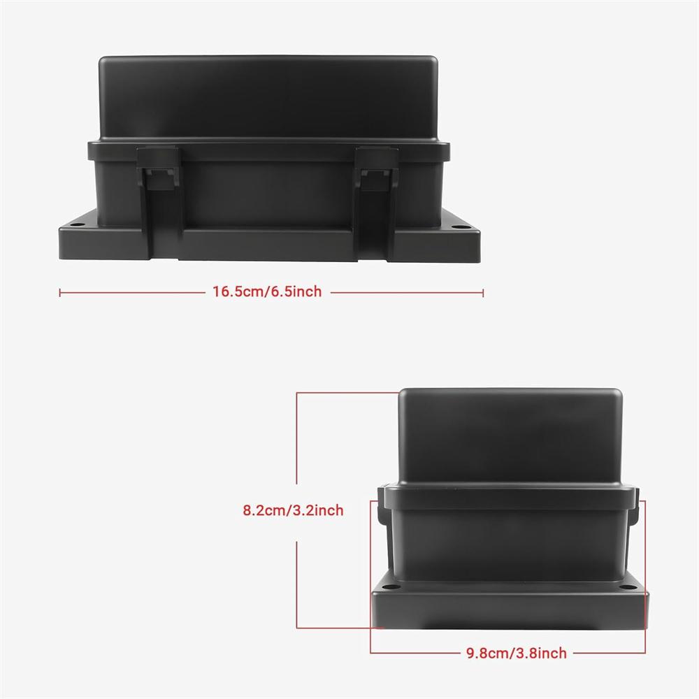 6 Way 12V Waterproof Fuse & Relay Box W/ Pre-Wires Universal For Cars, Trucks, Boat