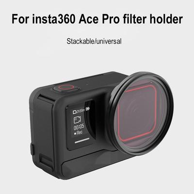 Защитная рамка-держатель фильтра Металлическая для Insta360 Ace Pro/ACE Аксессуары для спортивной камеры Для 49мм фильтра