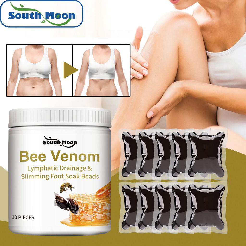 Natural Bee Venom Foot Soak Pearls Relieve Leg Discomfort Cleanse Moisturize