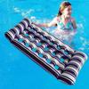 Inflatable Floating Bed Portable Inflatable Water Sleeping Bed Foldable Swimming Pool Air Mattress for Swimming Pool Party