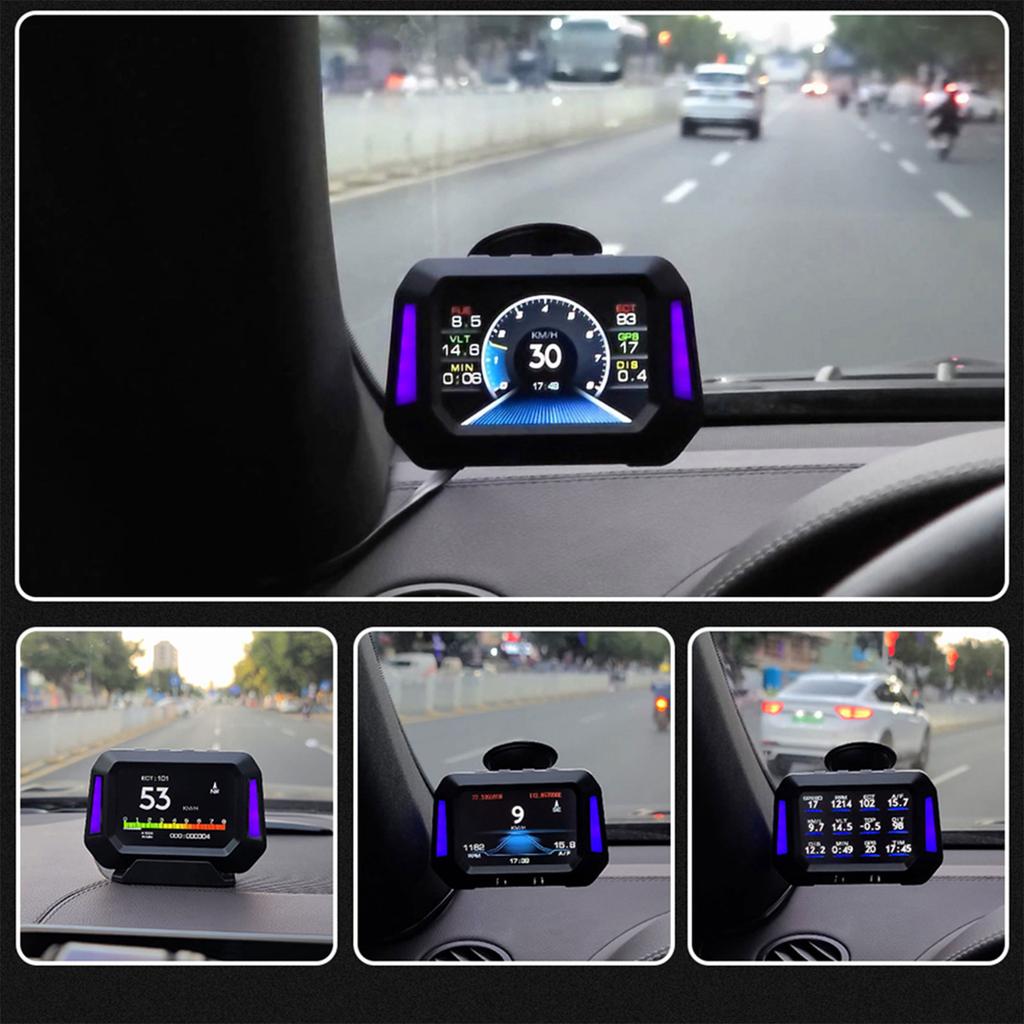 GPS HUD Проекционный дисплей Универсальный Сигнализация Напоминание Прибор Спидометр Автомобильная Электроника GPS Автомобильный Датчик Уровня Высокое Разрешение