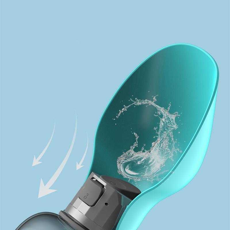 Портативная бутылка для воды для собак, 800 мл, для маленьких, средних и больших собак, поилка для путешествий на открытом воздухе, кормушка для щенков и кошек, аксессуары для лабрадора