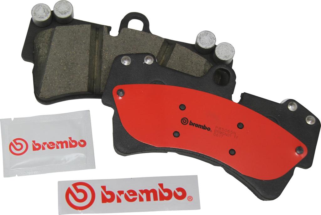 Brembo Premium Ceramic Brake Pads, Comfort-Priority Type, Front, for Honda CR-V RD4/RD5, Accord Coupe/Wagon, and Other Vehicles, Part Number: P28 042N