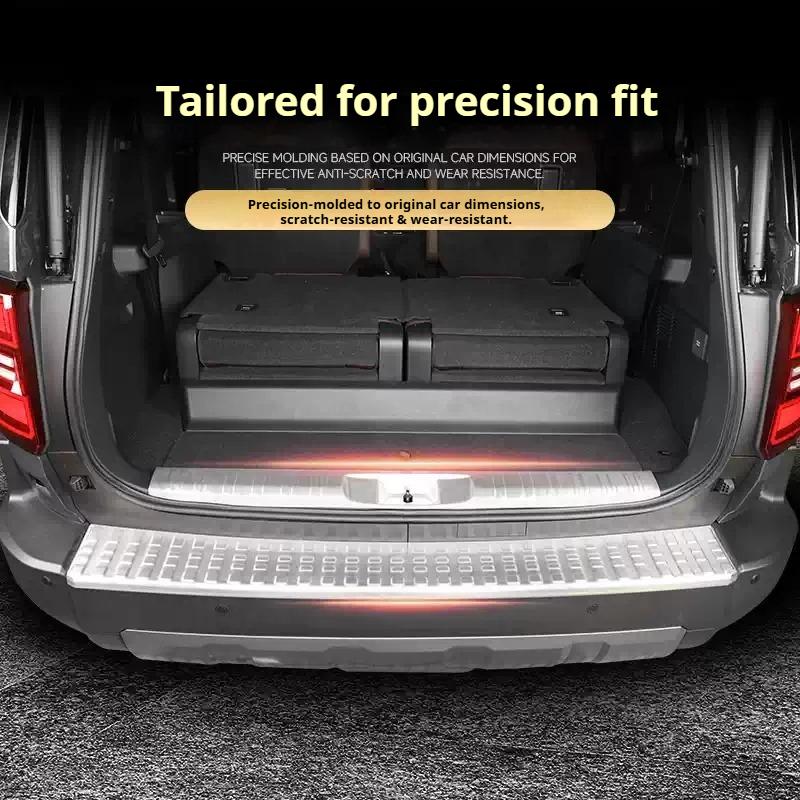 Для Toyota Land Cruiser 250 Prado LC250 2024 Защитная панель багажника автомобиля Педаль задней двери Отделка багажника Внешние детали Аксессуары