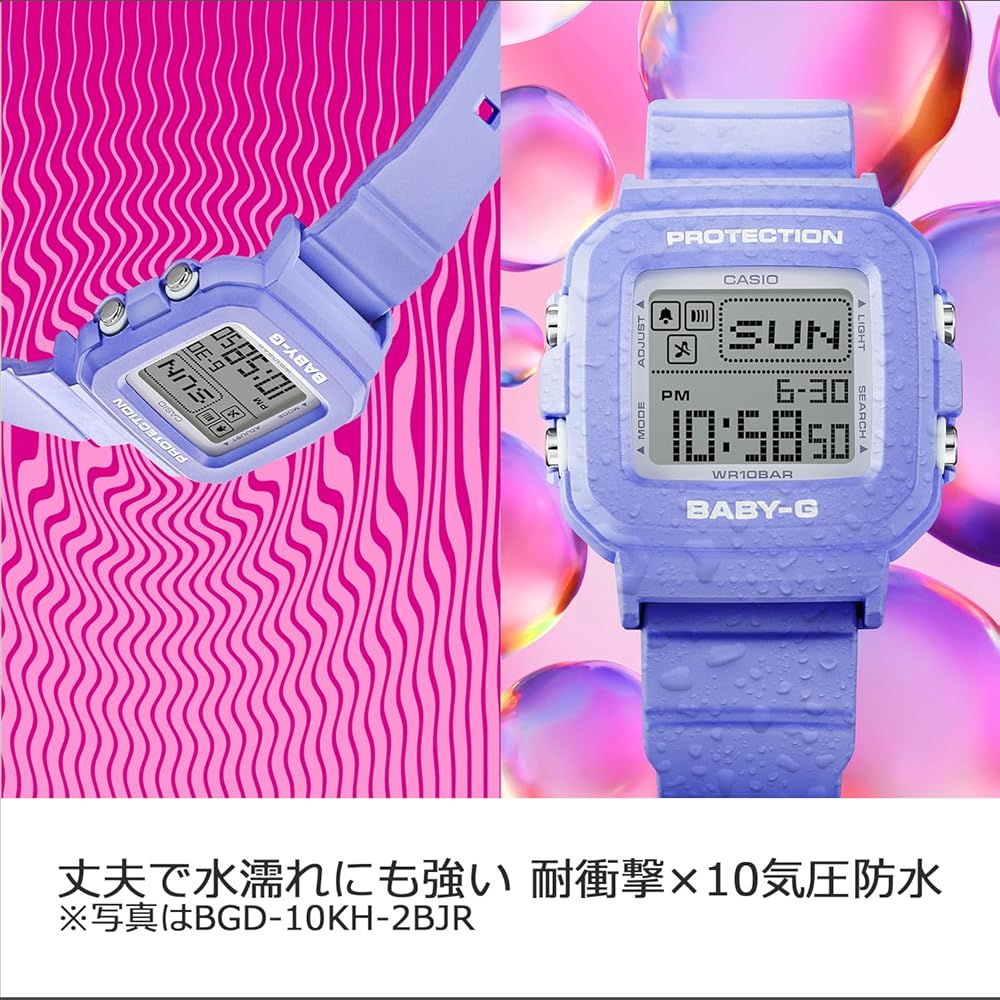 Casio Baby-G BGD-10KH-2BJR Women's Watch Blue Resin Band Water Resistant 200m