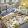 100% pure cotton four-piece set, cotton bed sheet, children's cartoon twill quilt cover, student dormitory quilt cover three-piece set, four seasons