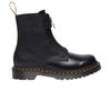 Dr. Martens 1460 Front Zip Leather Lace Up Boot Black Women Sneakers 32054001